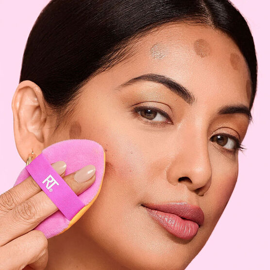 Kit com 4 Esponjas Puff 2 em 1 Real Techniques